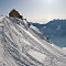 Ski slope at La Tzoumaz (Switserland)